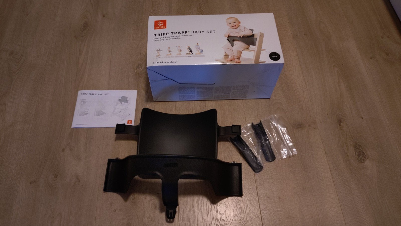 Stokke Tripp Trapp Baby Set Zwart, Ophalen, Zo goed als nieuw, Overige typen