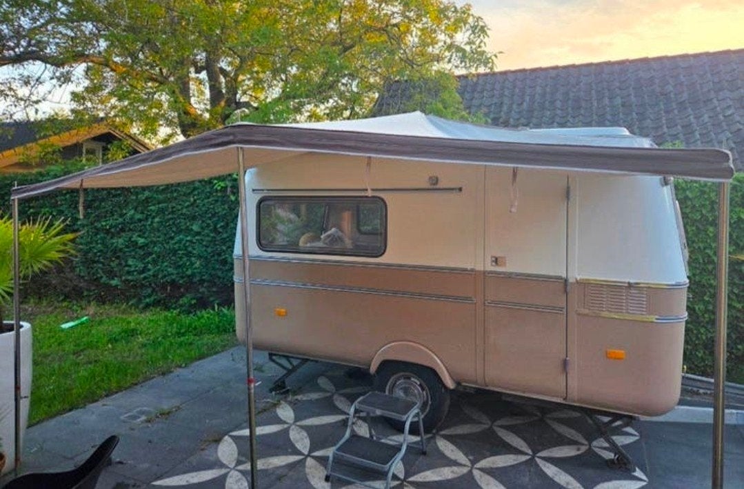 Retro/vintage katoenen voortent en/of luifel, Ophalen, Tot en met 2