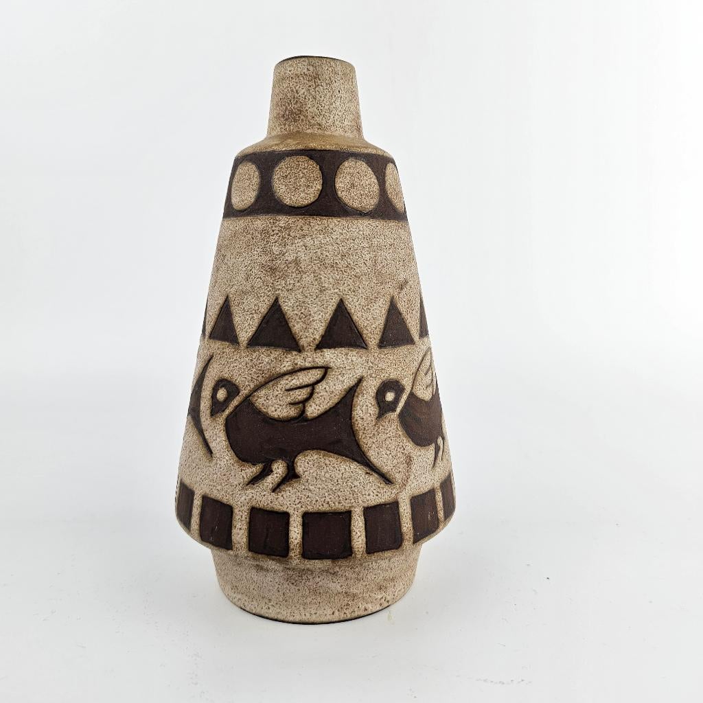 West-Duitse vaas door Ceramano. 127/1. Decor "Agina", Ophalen of Verzenden