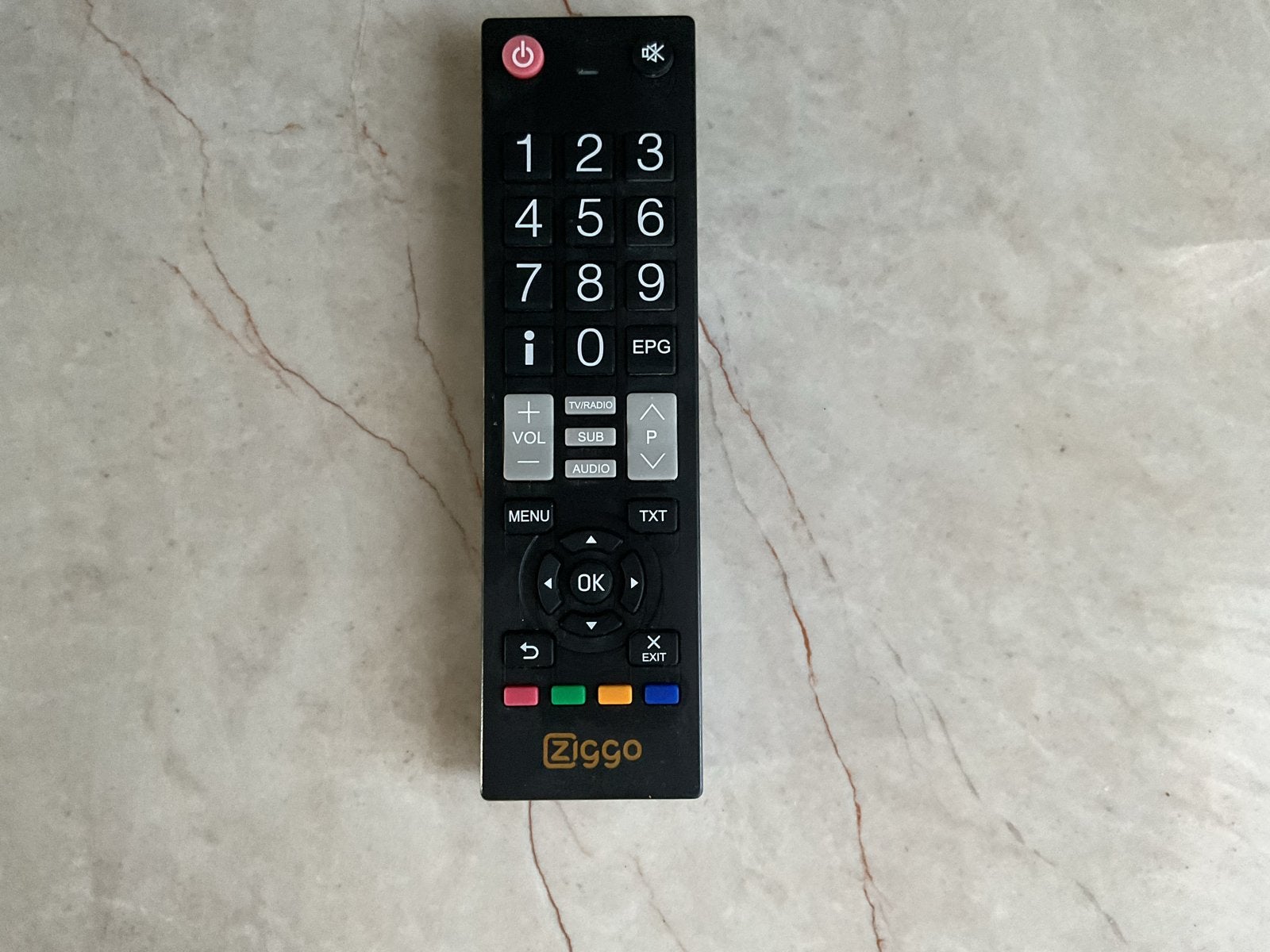 🔥 Ziggo Humax IRHD‑5500C Afstandsbediening 🔥 Origineel 🔥, Ophalen of Verzenden, Zo goed als nieuw, Origineel, Tv