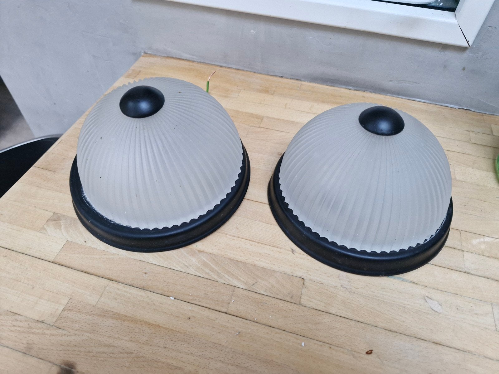 2 plafonnières. twee hanglampen plafond, Huis en Inrichting, Gebruikt, Inclusief lichtbron, Zwart, Ophalen of Verzenden