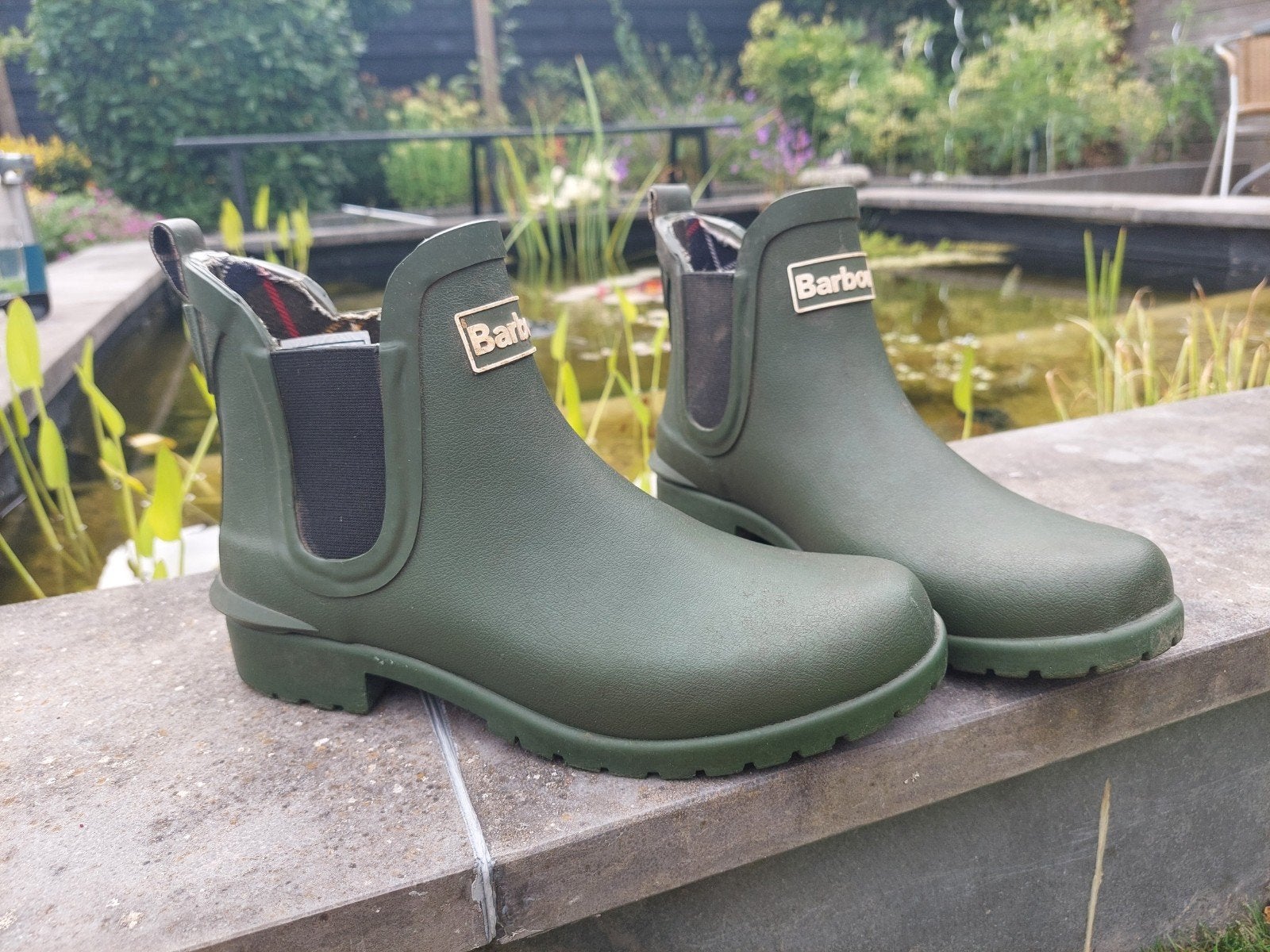 Barbour regenlaarzen maat 37, Barbour, Ophalen of Verzenden, Groen, Regenlaarzen