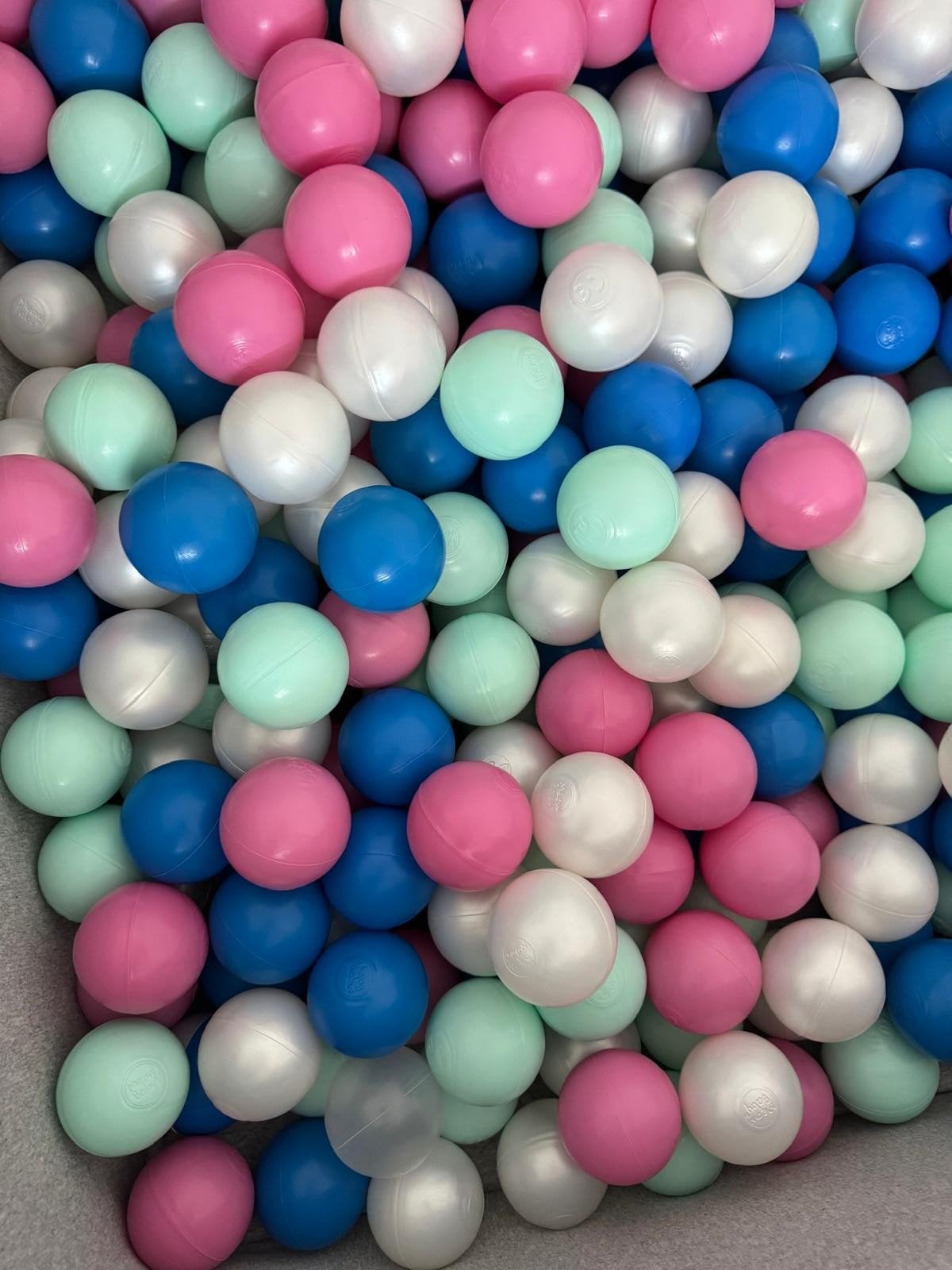 Ballenbak 110x110x40 cm met glijbaan en ballen, Ophalen