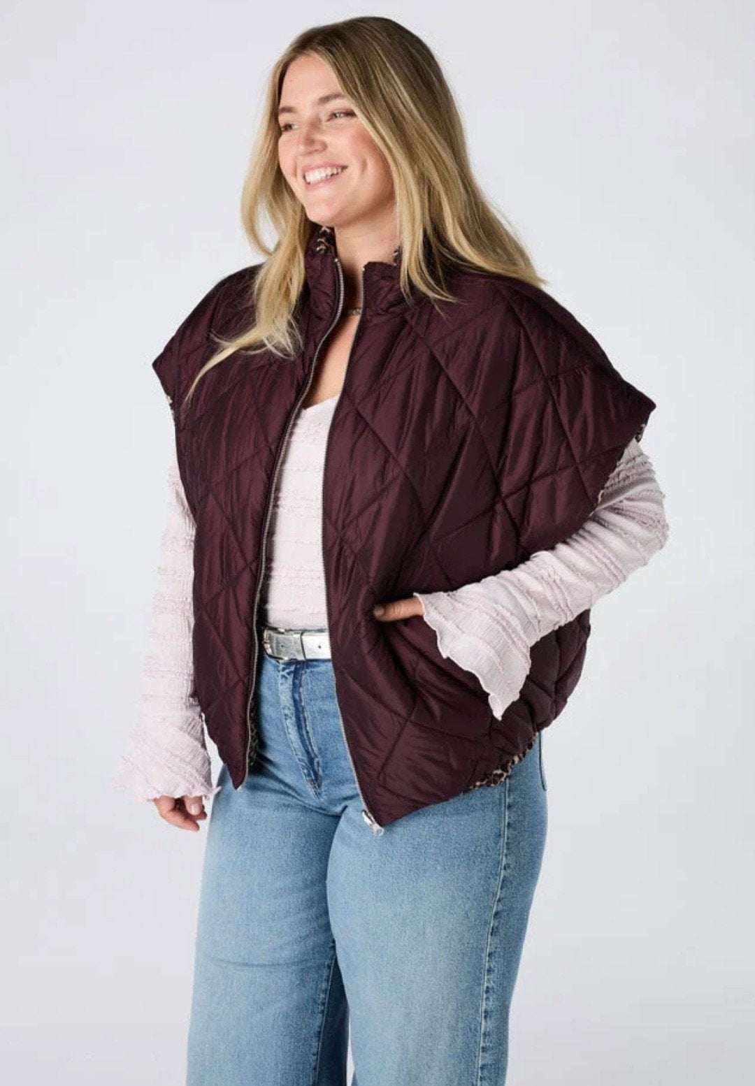 Twee Dubbelzijdige bodywarmers maat L, Kleding | Dames, Bodywarmers, Meerkleurig, Maat 42/44 (L), Nieuw, Ophalen of Verzenden