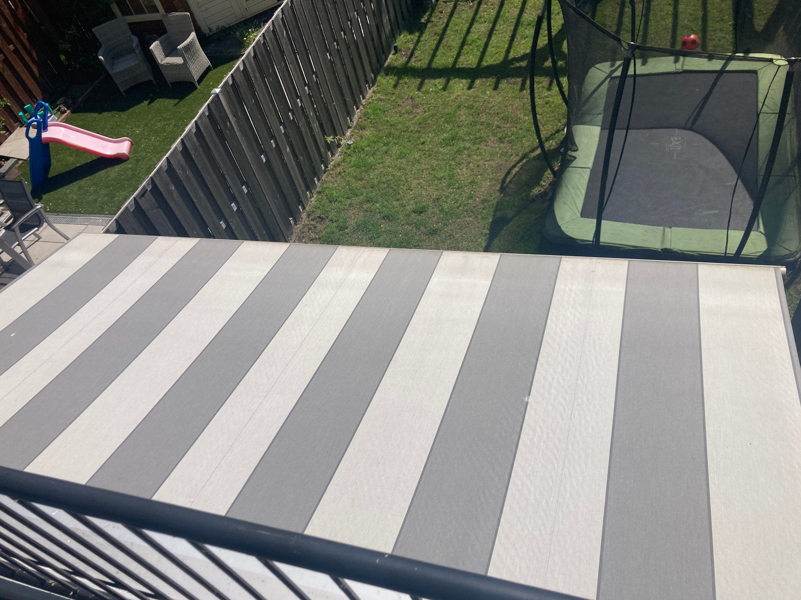 Zonnescherm, Ophalen, Gebruikt, 150 tot 300 cm, 250 cm tot 450 cm
