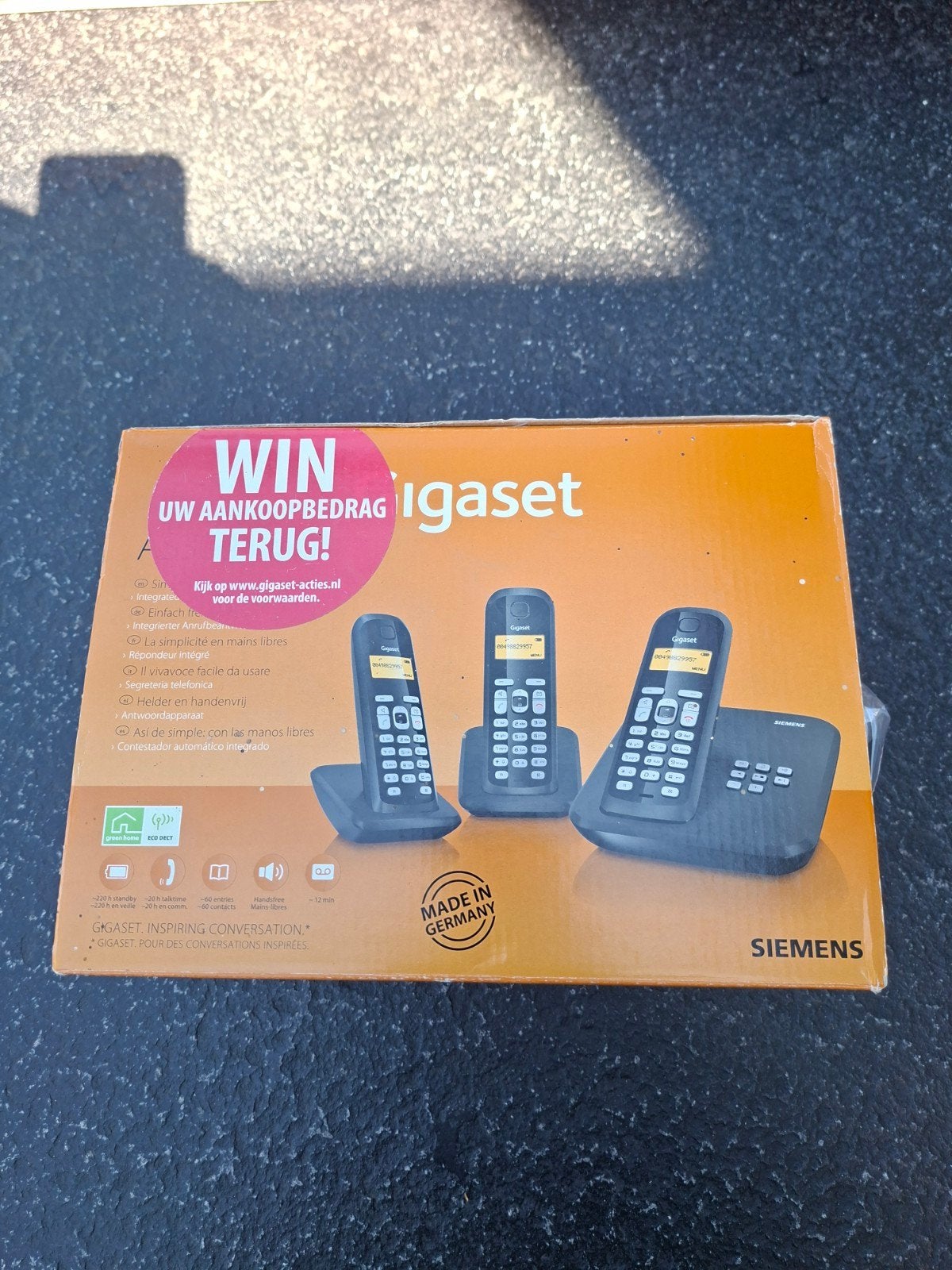 Siemens Gigaset AS300A - 3 draadloze telefoons, Ophalen of Verzenden