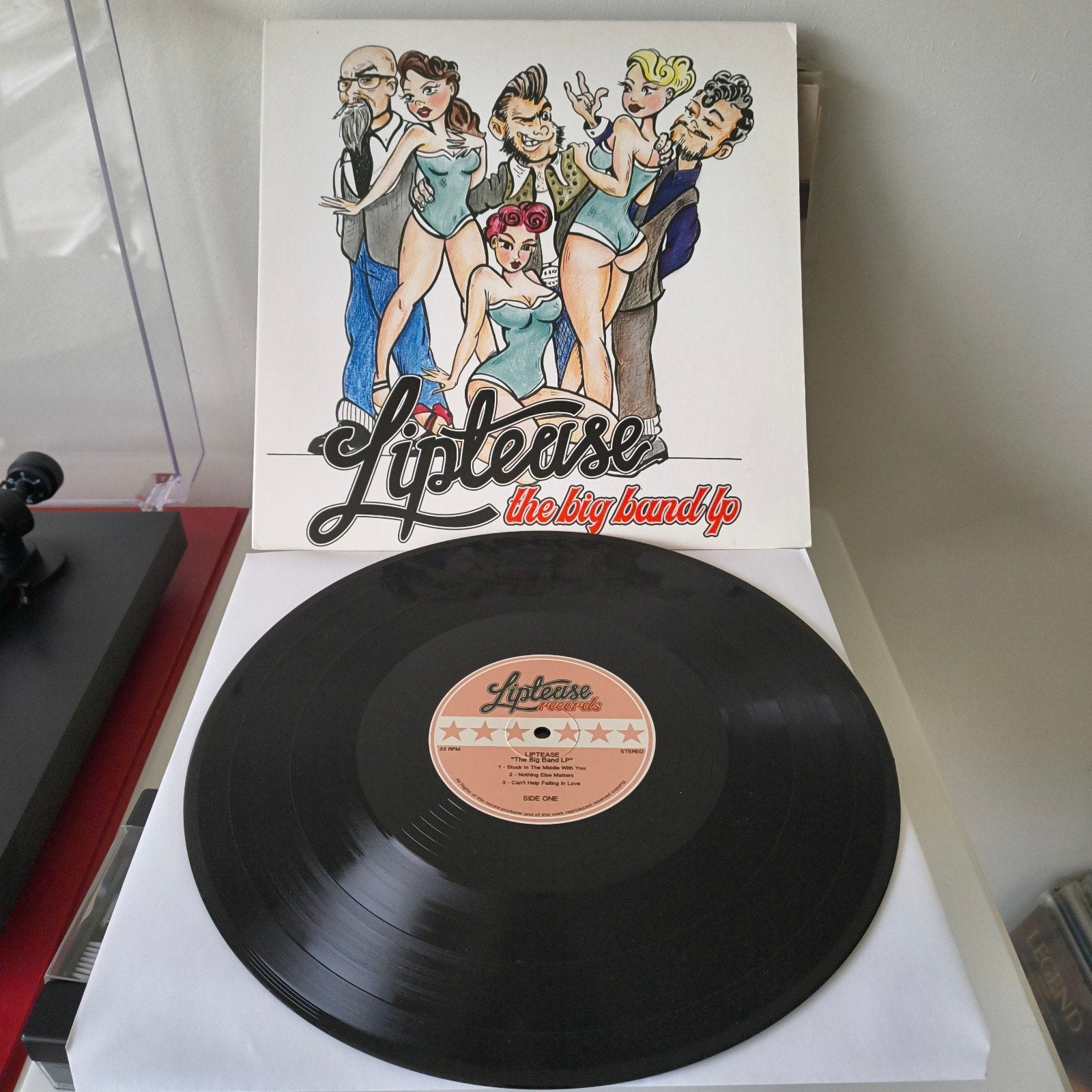 LIPTEASE - The Big Band LP (Pop, Rock, Jazz), LP, Pop, Ophalen of Verzenden, Zo goed als nieuw