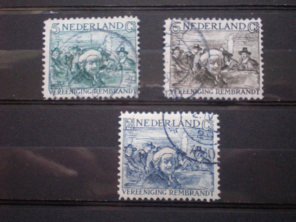 Nederland nvph 229-231 gebruikt ( T 165 )..€ 1,50, Postzegels en Munten, Postzegels | Nederland, Verzenden