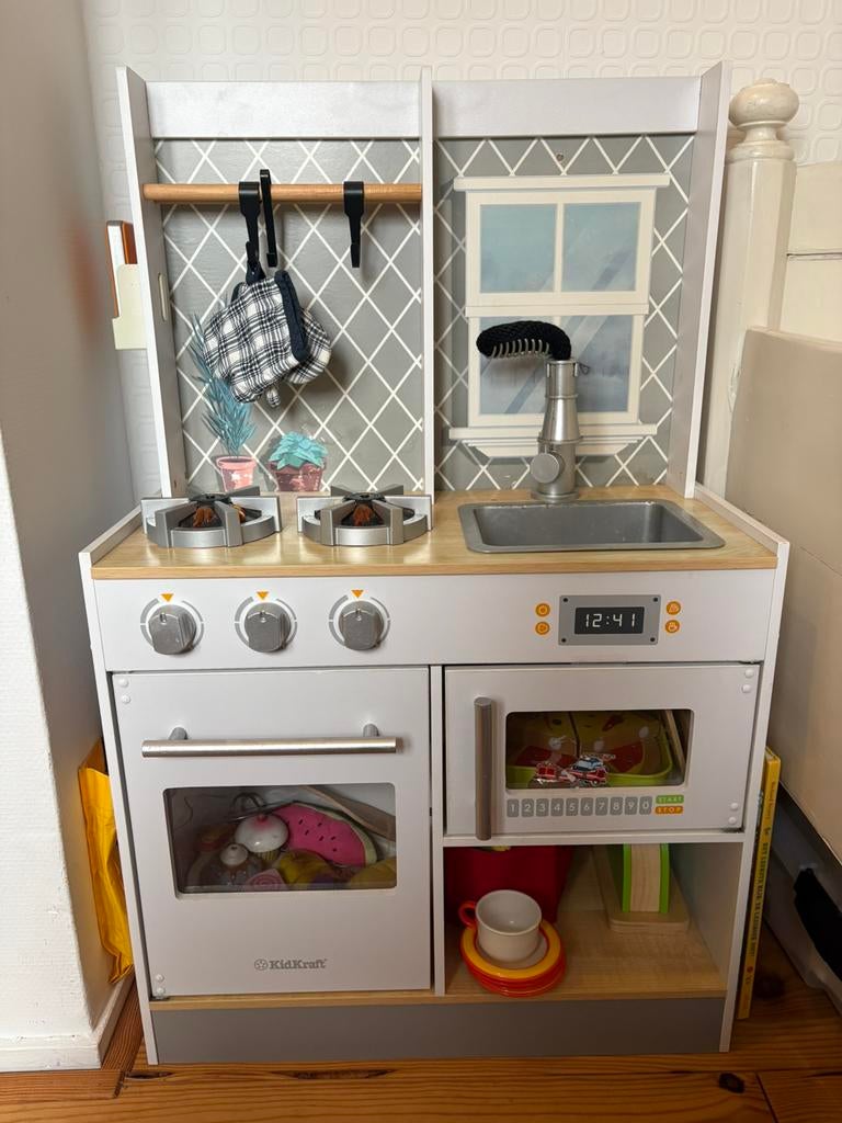Speelkeukentje, Ophalen, Gebruikt, Hout, Speelkeuken