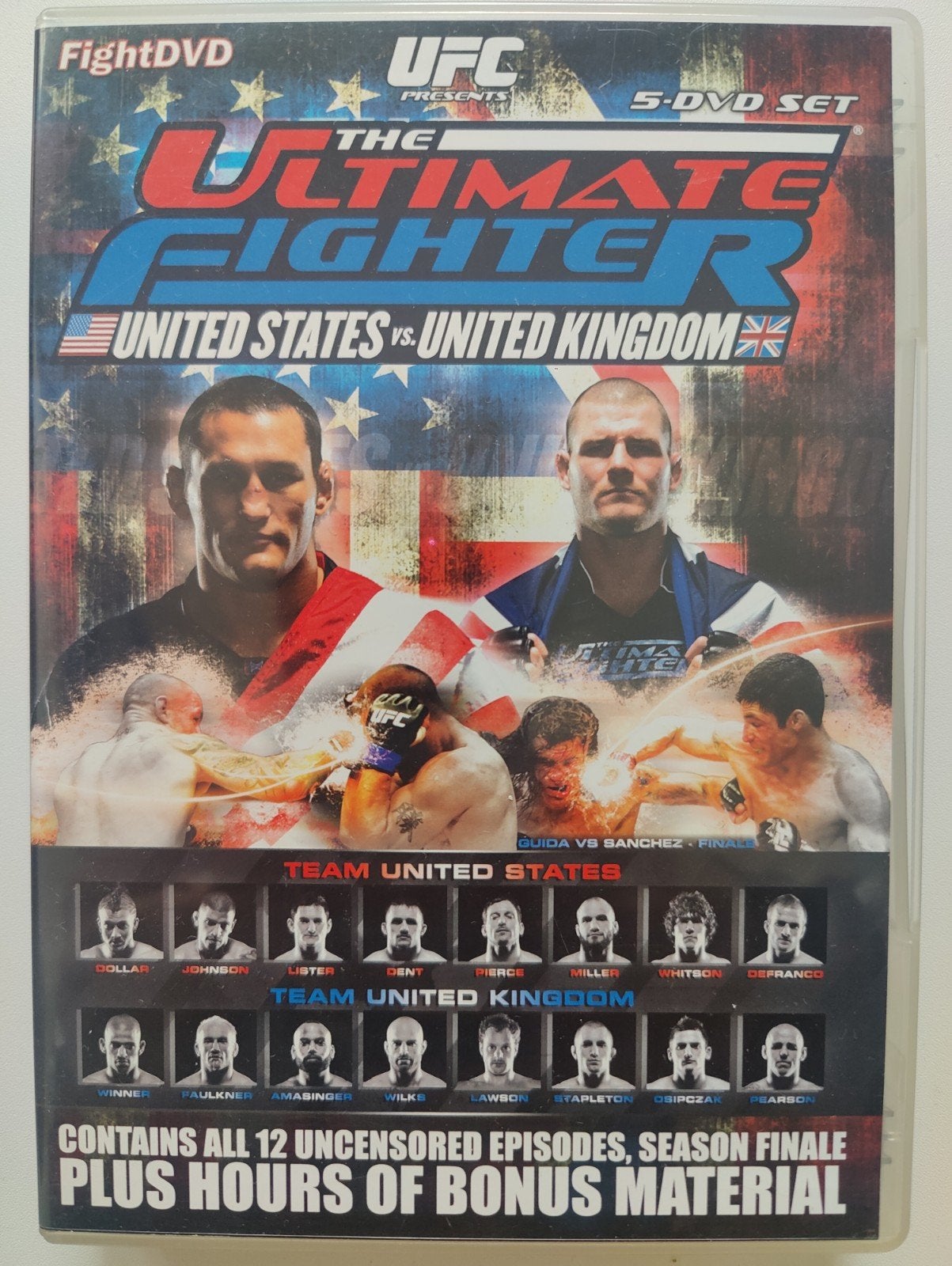 The Ultimate Fighter: United States vs. United Kingdom (DVD), Vanaf 16 jaar, Actiethriller, Ophalen of Verzenden, Extra's
