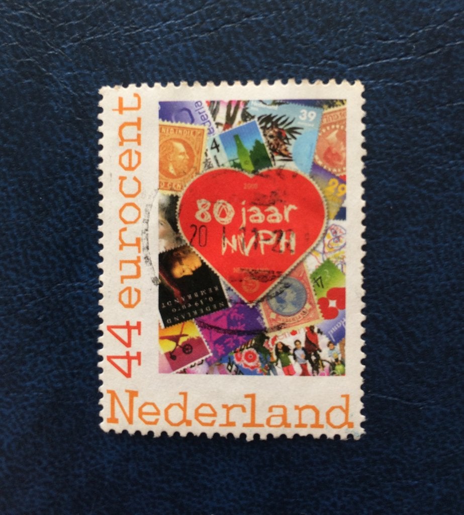 persoonlijke postzegel 80 jaar NVPV, Verzenden, Na 1940, Gestempeld