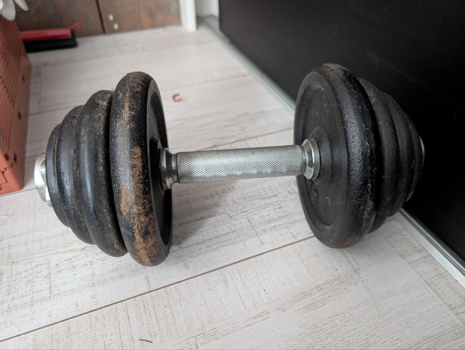 Halterset dumbell, Sport en Fitness, Fitnessmaterialen, Ophalen of Verzenden, Gebruikt, Armen, Halterset