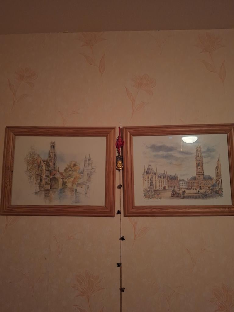 2 prenten over Brugge, Ophalen