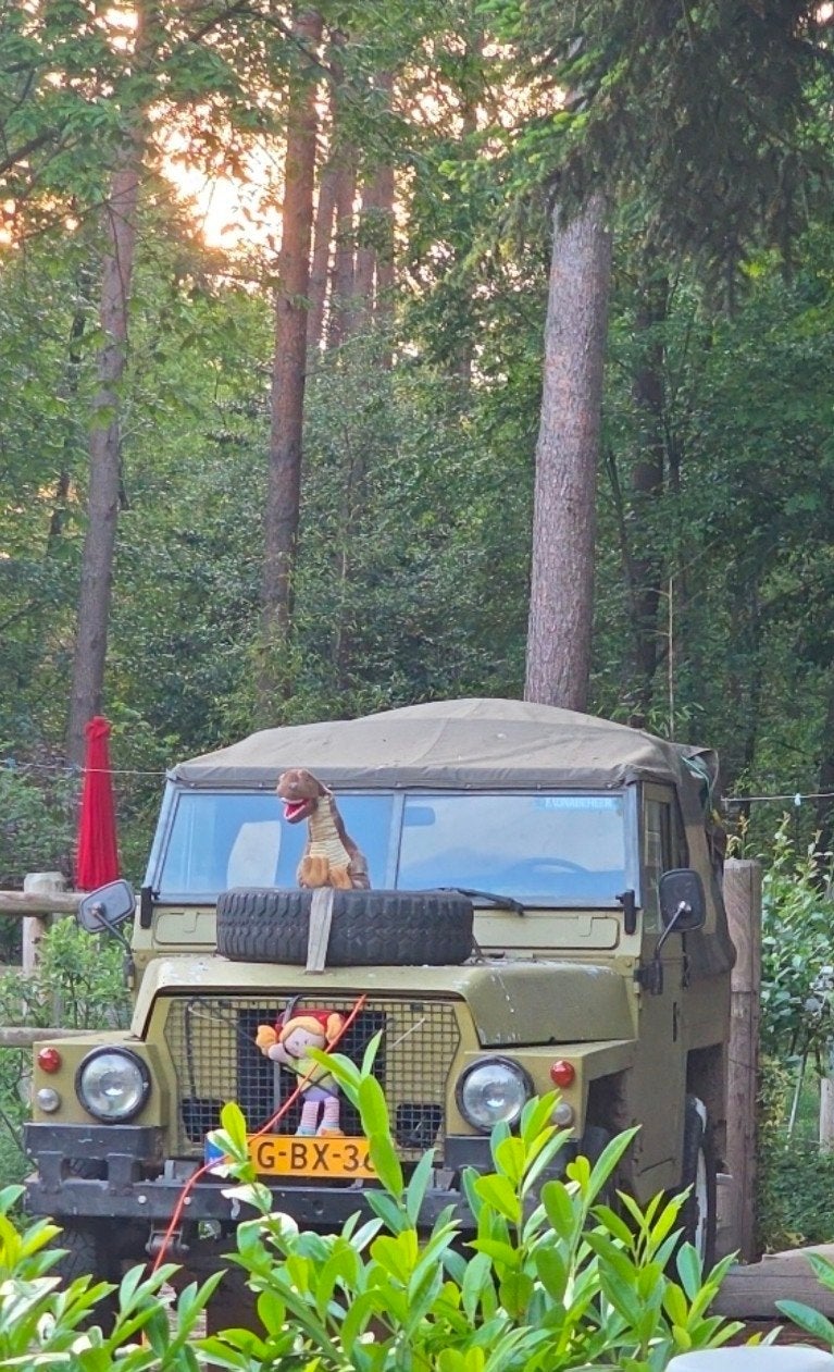 Land Rover uit 1980 Groen lightweight GGBX36, Auto's, Overige modellen, Handgeschakeld, Particulier, Geïmporteerd