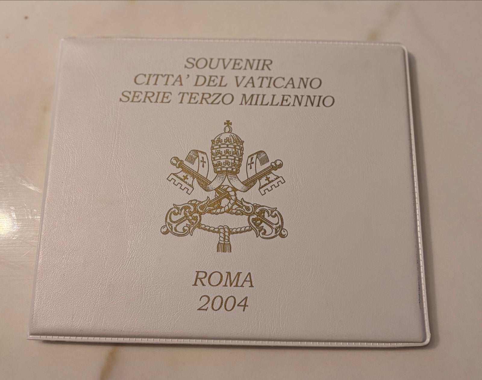 Souvenir Vaticaan Munten Set 2004 - Pausen & Rome, Ophalen of Verzenden, Verzamelmap