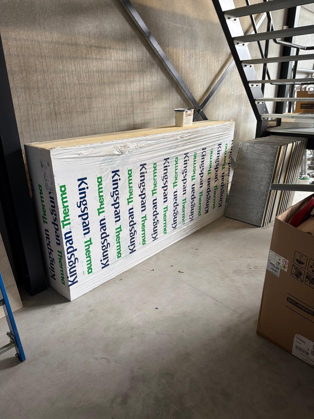 Kingspan Therma isolatie 120mm met Alu Cachering (3 plate, 12 cm of meer, Nieuw, 5 tot 10 m², Hardschuim (Pir)