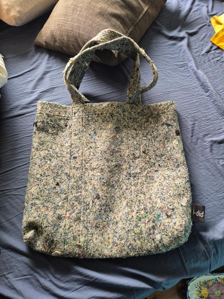 Unieke Gerecyclede Shopper - i-did, Ophalen of Verzenden, Gebruikt, Grijs, Shopper