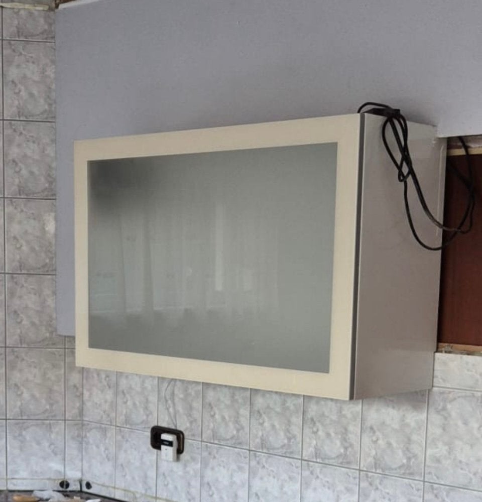 Keukenkast hangend met elektrische deur, Ophalen, Gebruikt, 50 tot 100 cm, Minder dan 100 cm