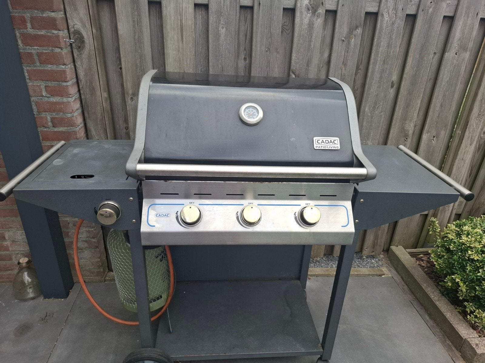 Mooie gasbbq, Ophalen, Gebruikt
