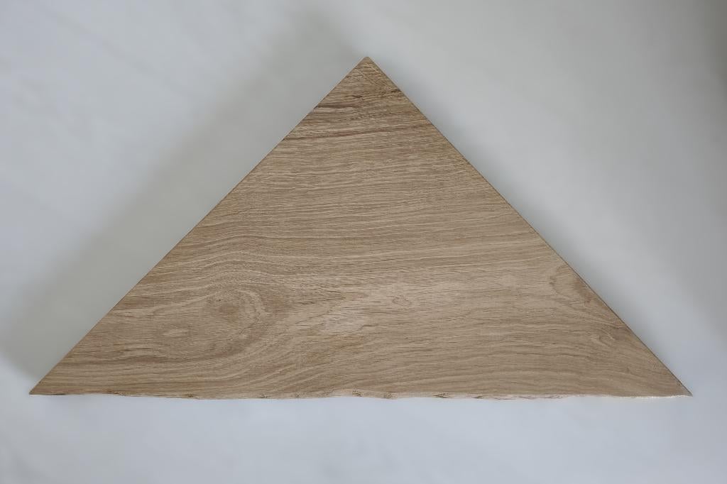 Massief eiken hoek wandplank zwevende muurplank - 53cm #230, Huis en Inrichting, Houtatelier M.Y., Info@myhoutatelier.nl, Nieuw
