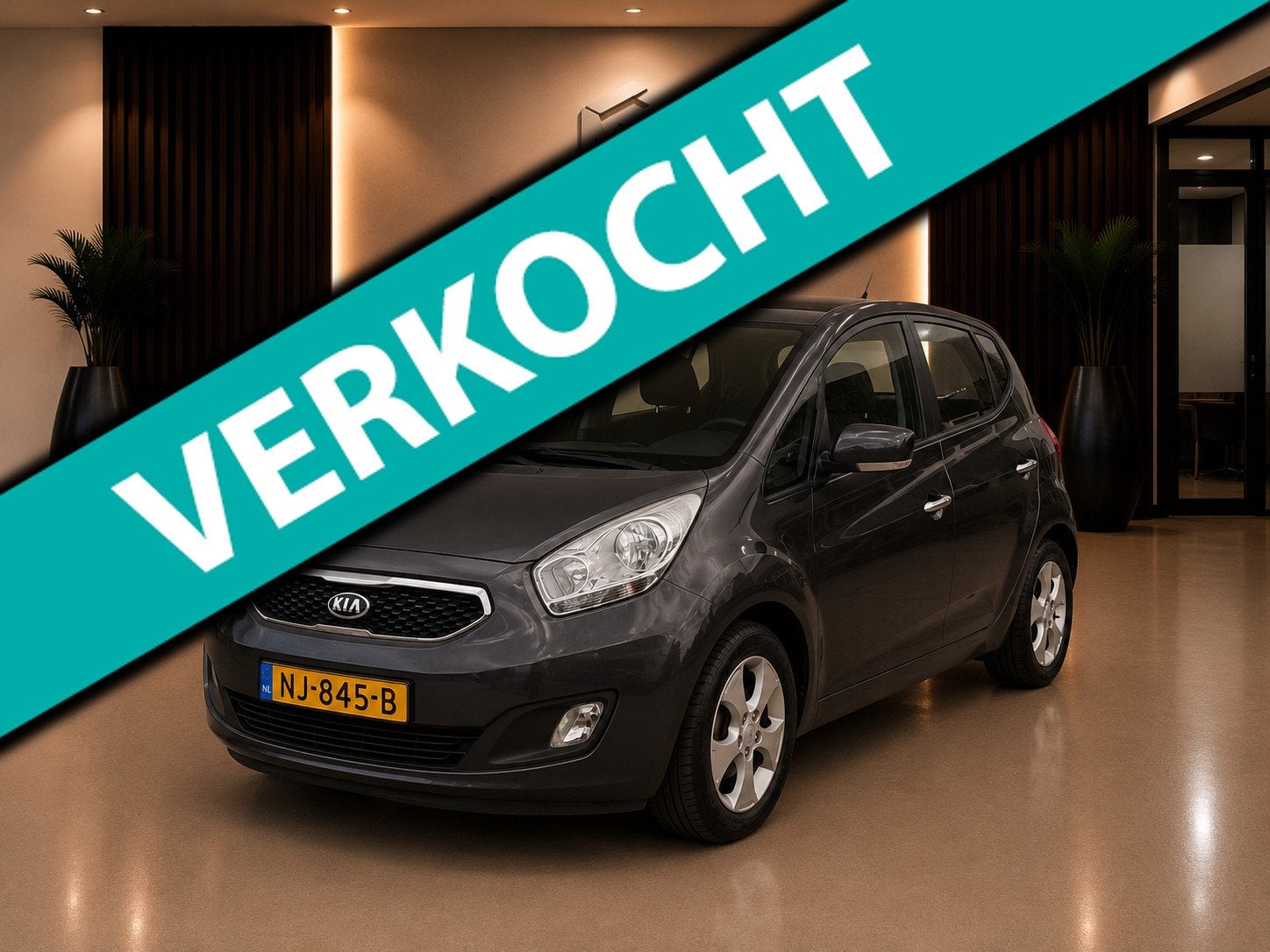 Kia Venga 1.6 CVVT Super Pack|AUT|TREKHAAK|AIRCO|CRUISE|STOE, Auto's, Kia, Euro 5, 1591 cc, Leder en Stof, Bedrijf