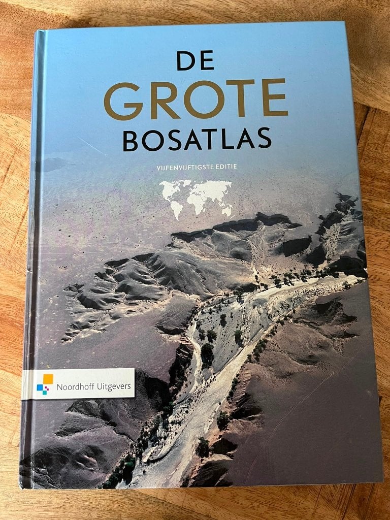 Grote Bosatlas – 55e editie – als nieuw, Boeken, Atlassen en Landkaarten, Bosatlas, Verzenden, 2000 tot heden, Nieuw