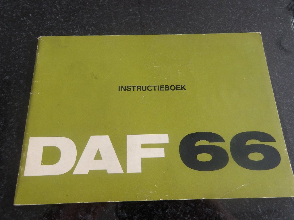DAF 66 - Instructieboekje NL, Verzenden