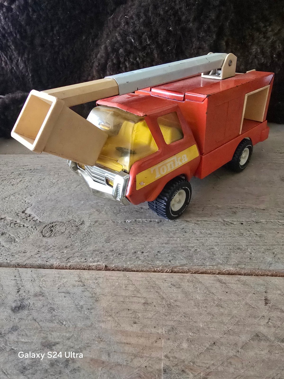 048 > vintage Tonka brandweerwagen, Ophalen