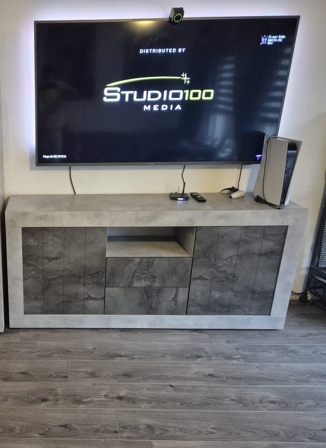 Modern dressoir met betonlook, Ophalen, Overige materialen, Gebruikt, Modern, Industrieel
