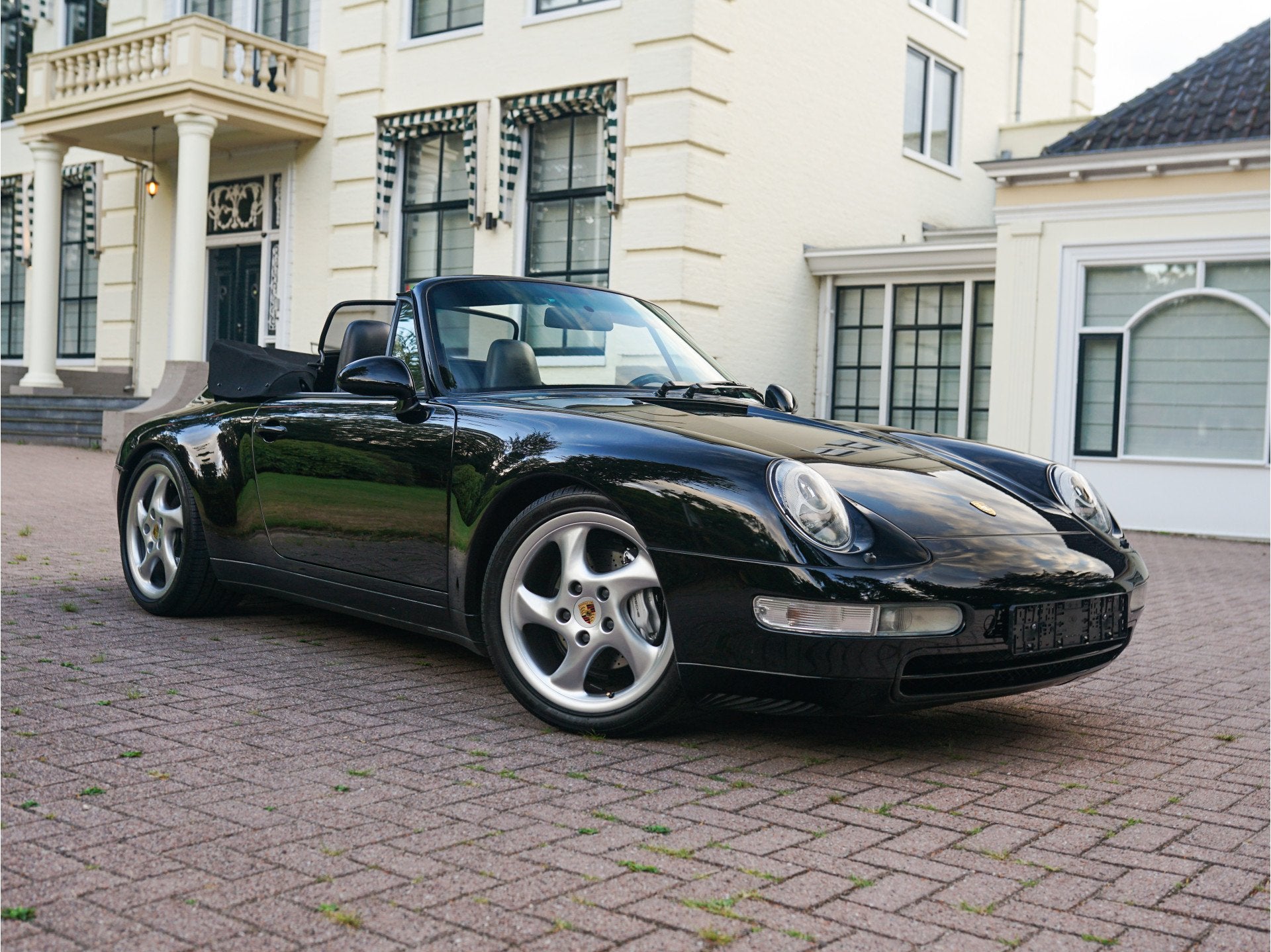Porsche 911 [993] Cabrio 3.6 Carrera 4 l Manual l Full Histo, Zwart, Cabriolet, 4 stoelen, Zwart