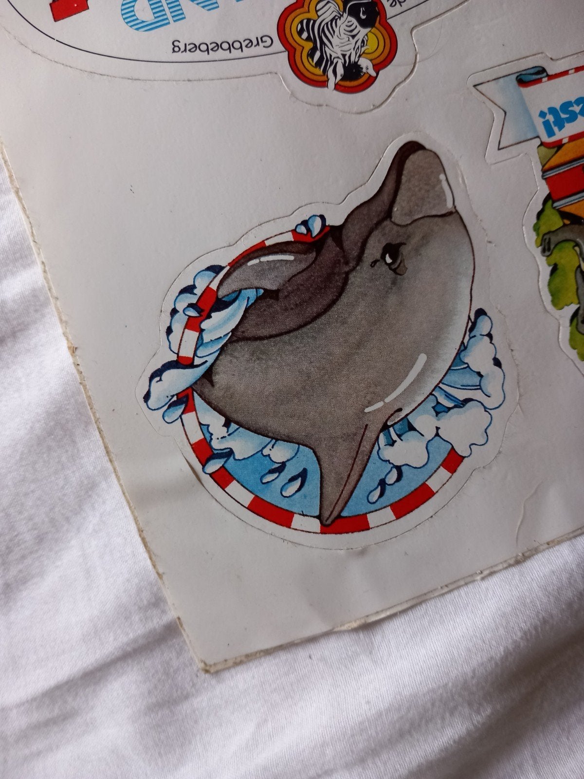 oud stickervel ouwehands dierenpark omstreeks jaren 90, Verzamelen, Ophalen of Verzenden, Gebruikt