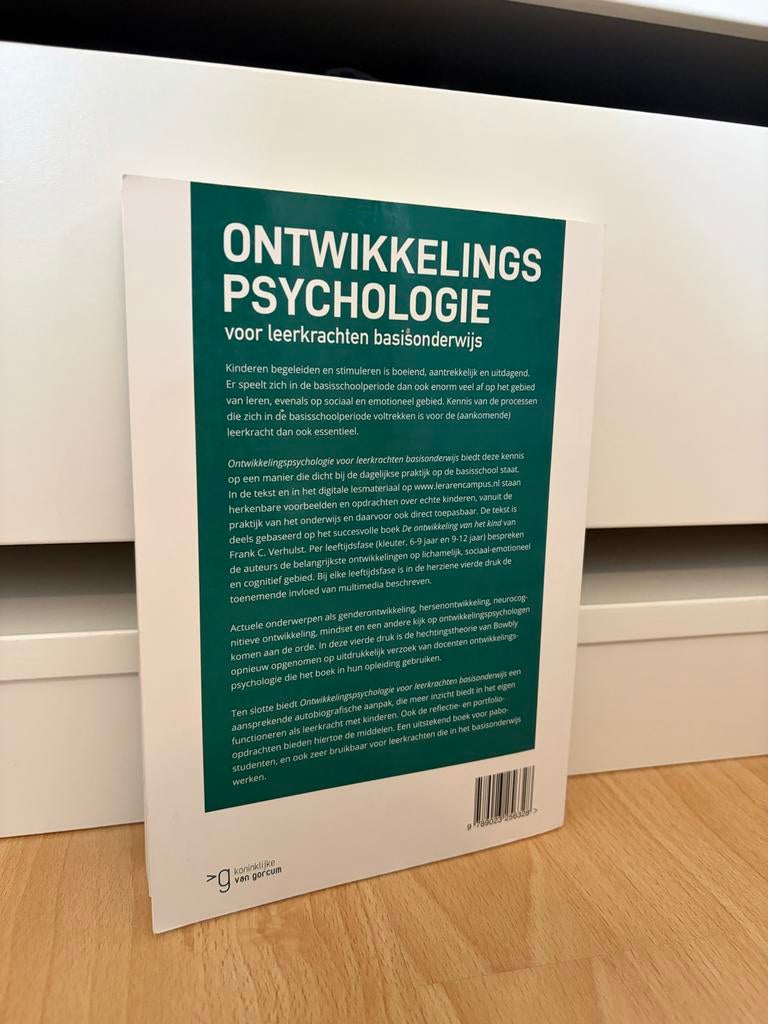 Ontwikkelingspsychologie voor leerkrachten basisonderwijs, Boeken, Studieboeken en Cursussen, Ophalen of Verzenden, Gamma, Zo goed als nieuw