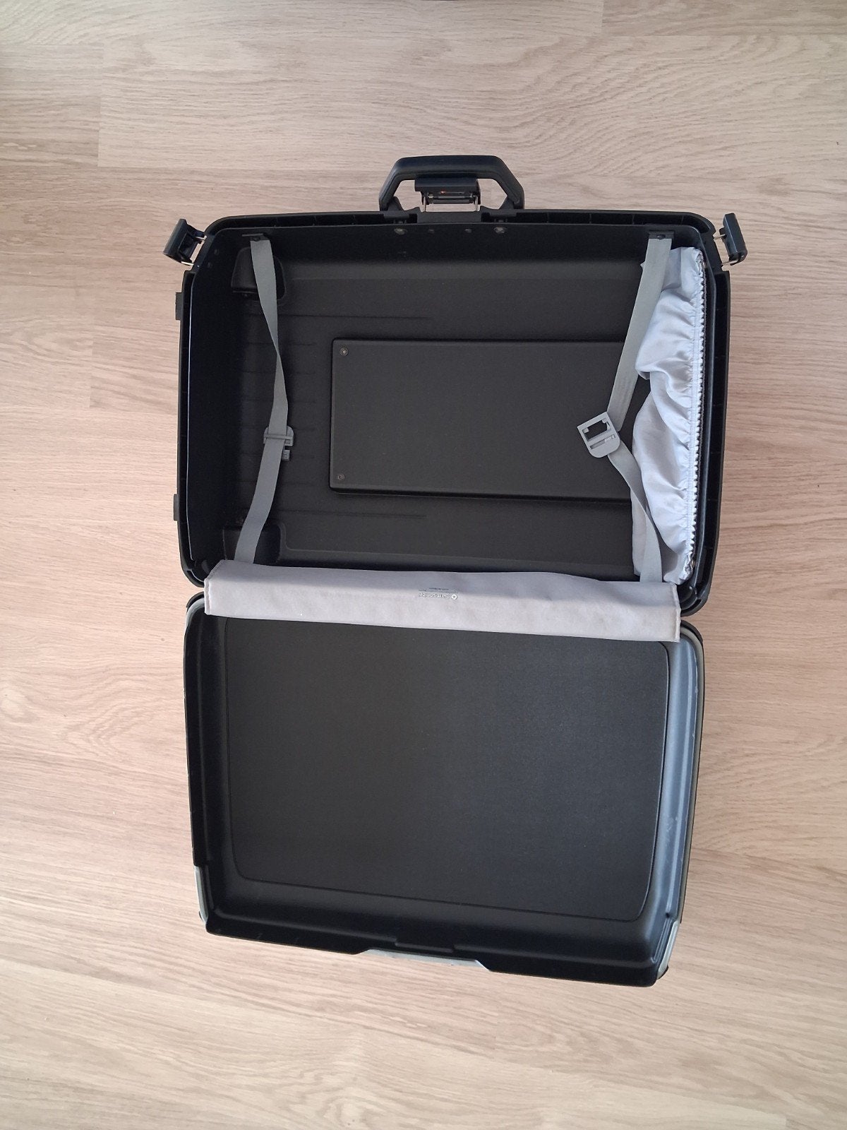 Samsonite Oyster koffer set: 69 cm blauw en 55 cm zwart, Ophalen, Gebruikt, 20 tot 30 cm, Blauw