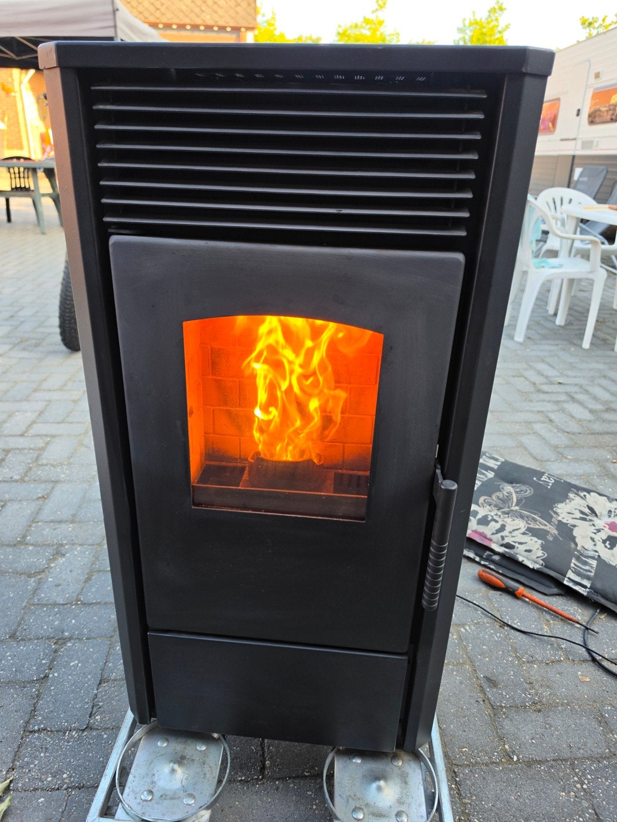 Pelletkachel Norrlands Power PS-50 - 10,9 KW € 600 euro, Ophalen, Hout, Pelletkachel