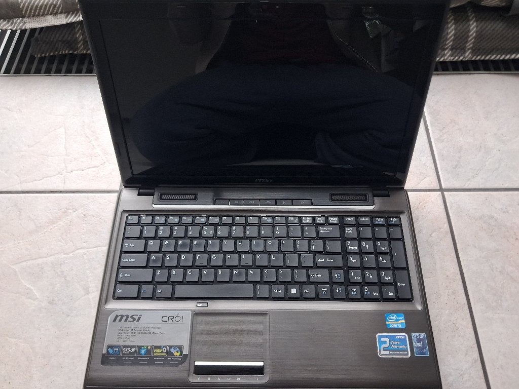 Laptop: MSI CR61 intelcore i3-3120M 15,6, Ophalen, Gebruikt, 2 tot 3 Ghz, MSi