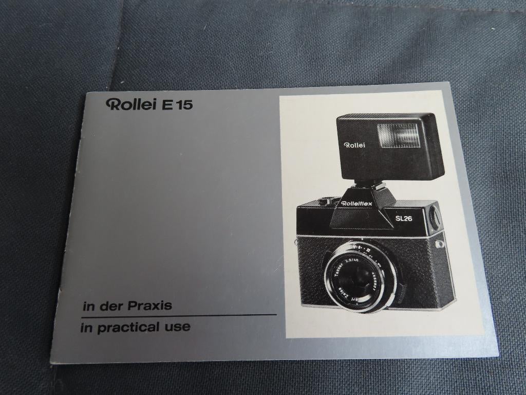 Rollei 121 BC flitser gebruiksaanwijzing, Ophalen of Verzenden, Gebruikt, Overige merken