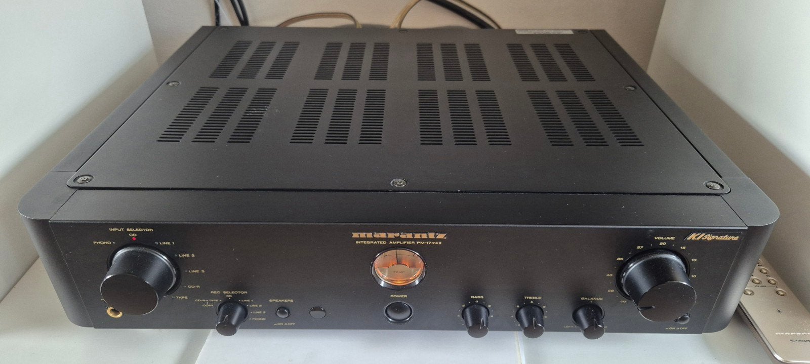 Marantz PM-17mkII KI Signature Versterker, Marantz, Ophalen of Verzenden, Zo goed als nieuw, 60 tot 120 watt