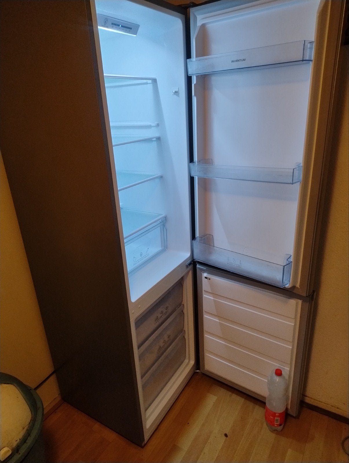 Inventum Koel-vriescombinatie - Zo goed als nieuw, Ophalen, 200 liter of meer, 60 cm of meer, Met aparte vriezer