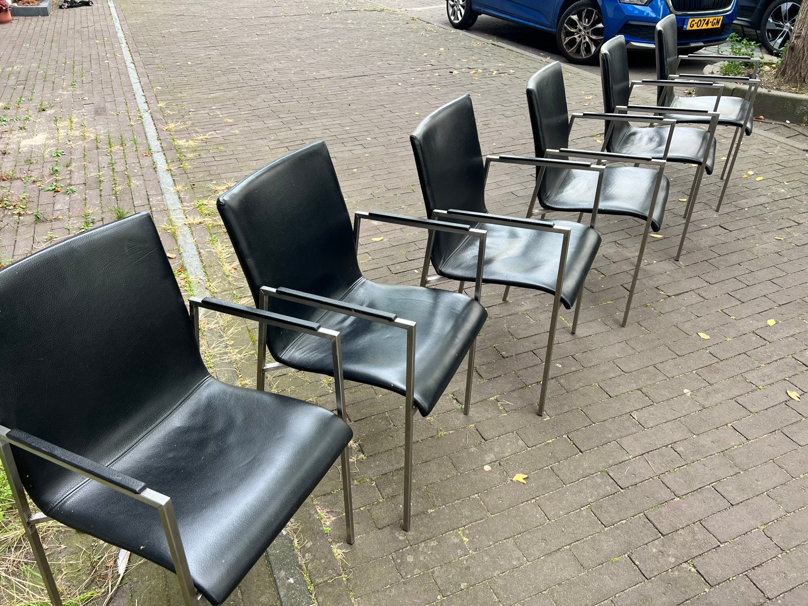 Foto 14 van Design eettafel met 6 stoelen 220x90