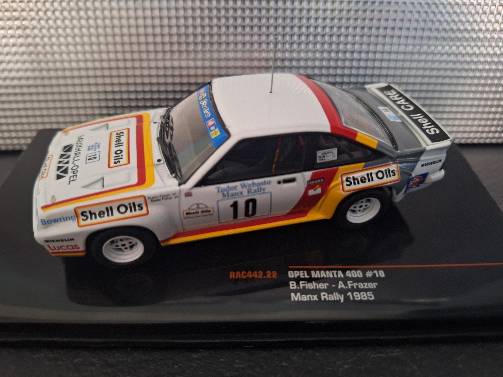 Opel Manta 400 # 10 Manx Rally 1985 Schaal 1:43, Overige merken, IXO, IXO, Nieuw