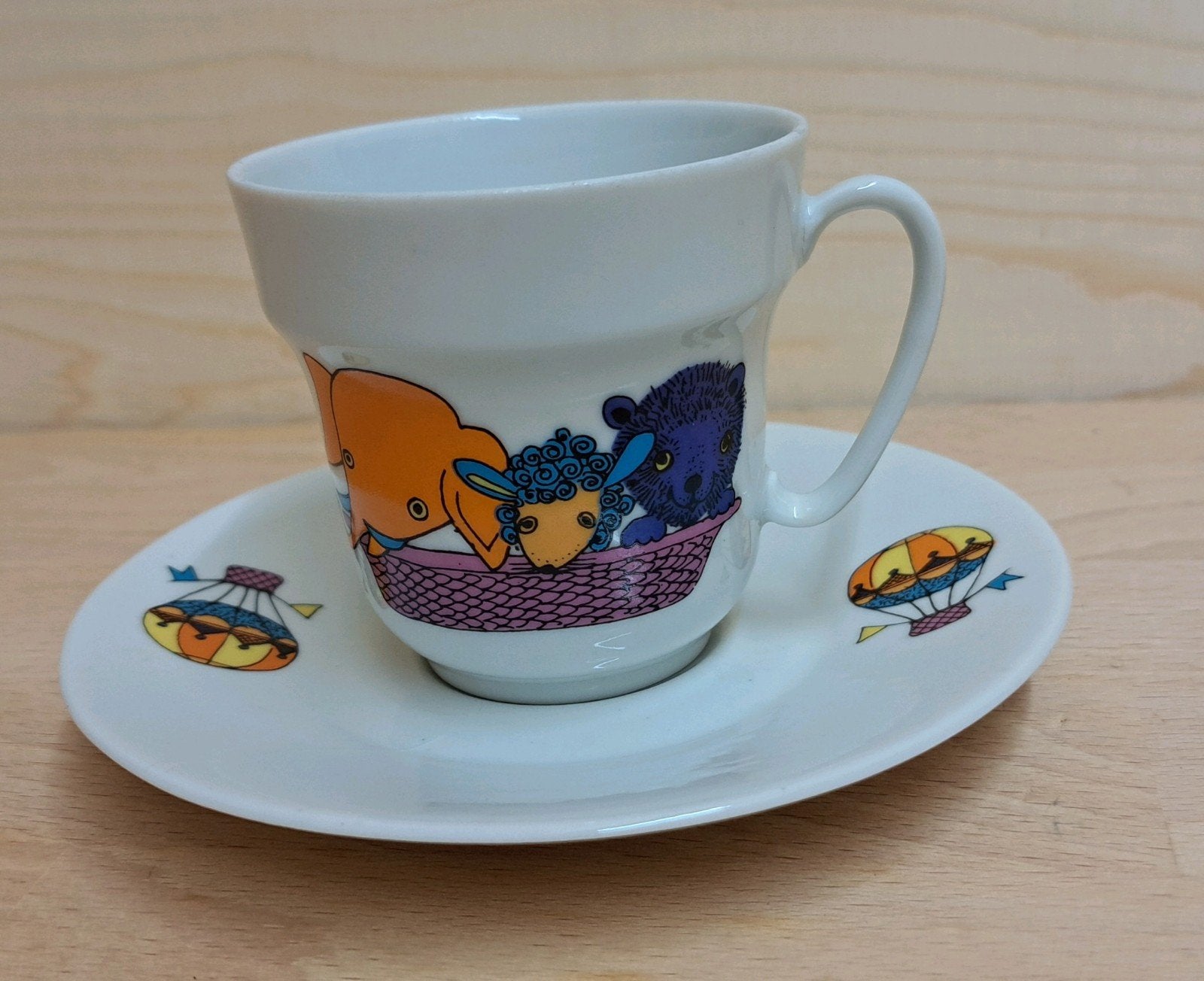 Retro kop en schotel - dieren, Antiek en Kunst, Ophalen of Verzenden