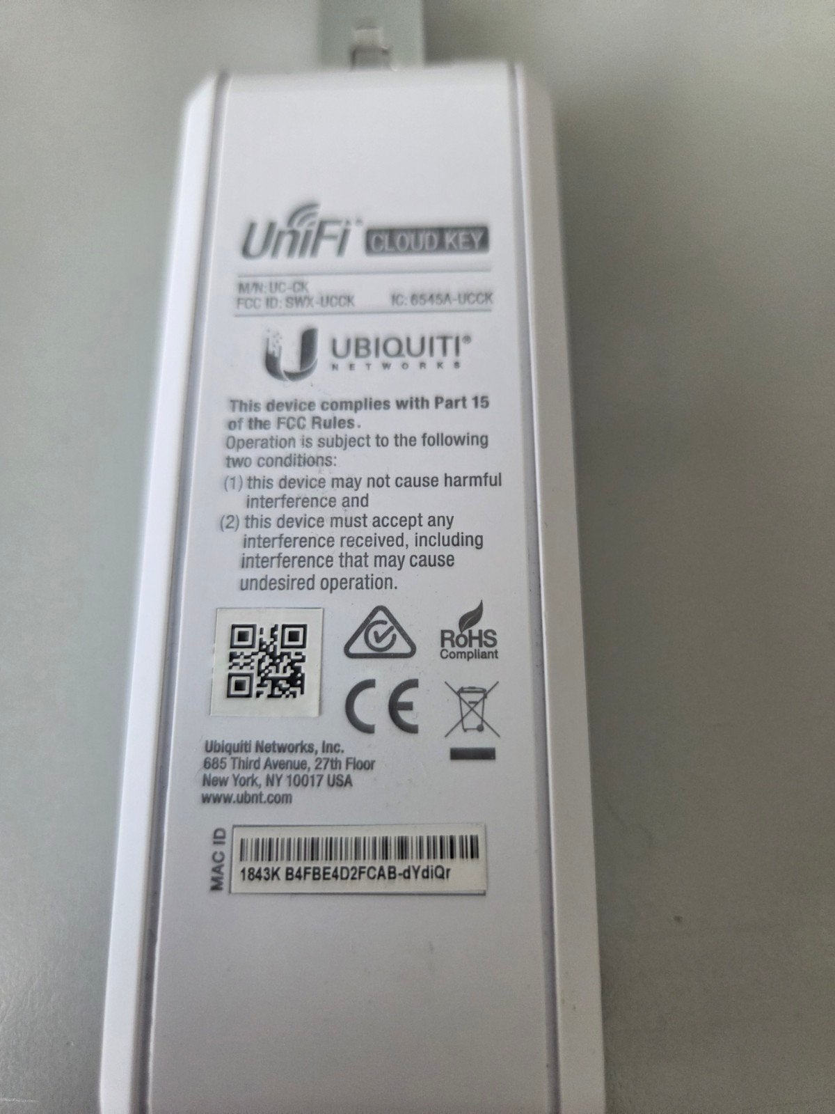 Ubiquiti UniFi Cloud Key Gen1 (UC-CK), Computers en Software, Netwerk switches, Ophalen of Verzenden