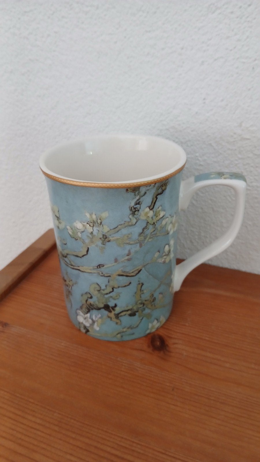 Amandelbloesem mok Vincent van Gogh, Verzenden, Zo goed als nieuw, Overige stijlen, Kop(pen) en/of Schotel(s)