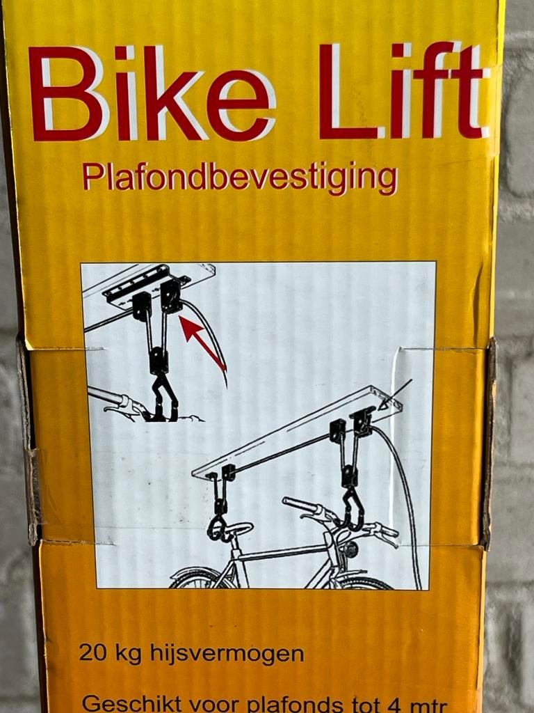 Fietslift bikelift fiets ophangsysteem, Ophalen of Verzenden, Nieuw