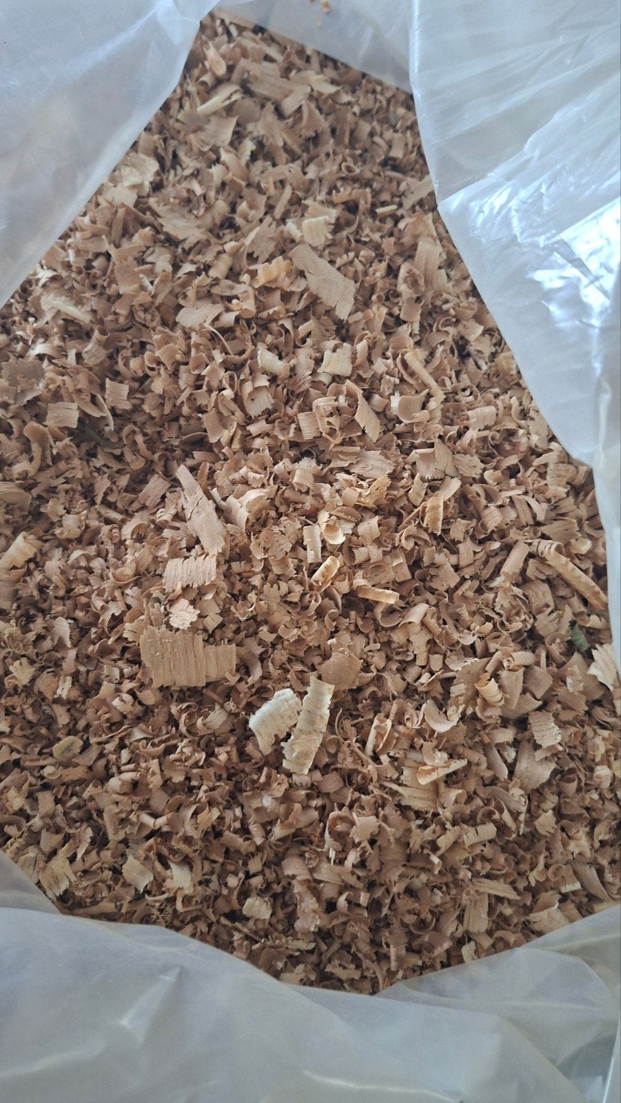 Eiken houtkrullen, 3 grote zakken [zakken graag retour], Ophalen of Verzenden, Tuinaarde
