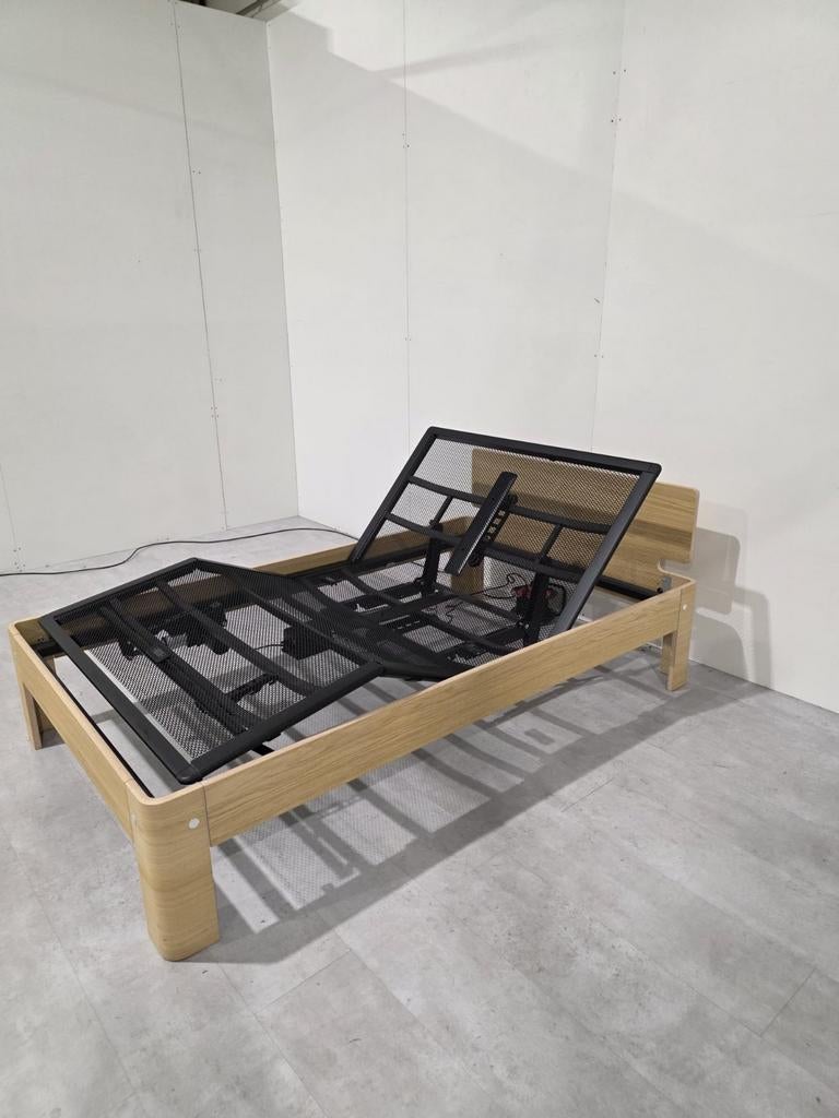Auping Auronde Elektrisch Bed 2025 120x200 2M, Huis en Inrichting, Slaapkamer | Bedden, Verstelbaar, Eenpersoons, ., Ophalen of Verzenden