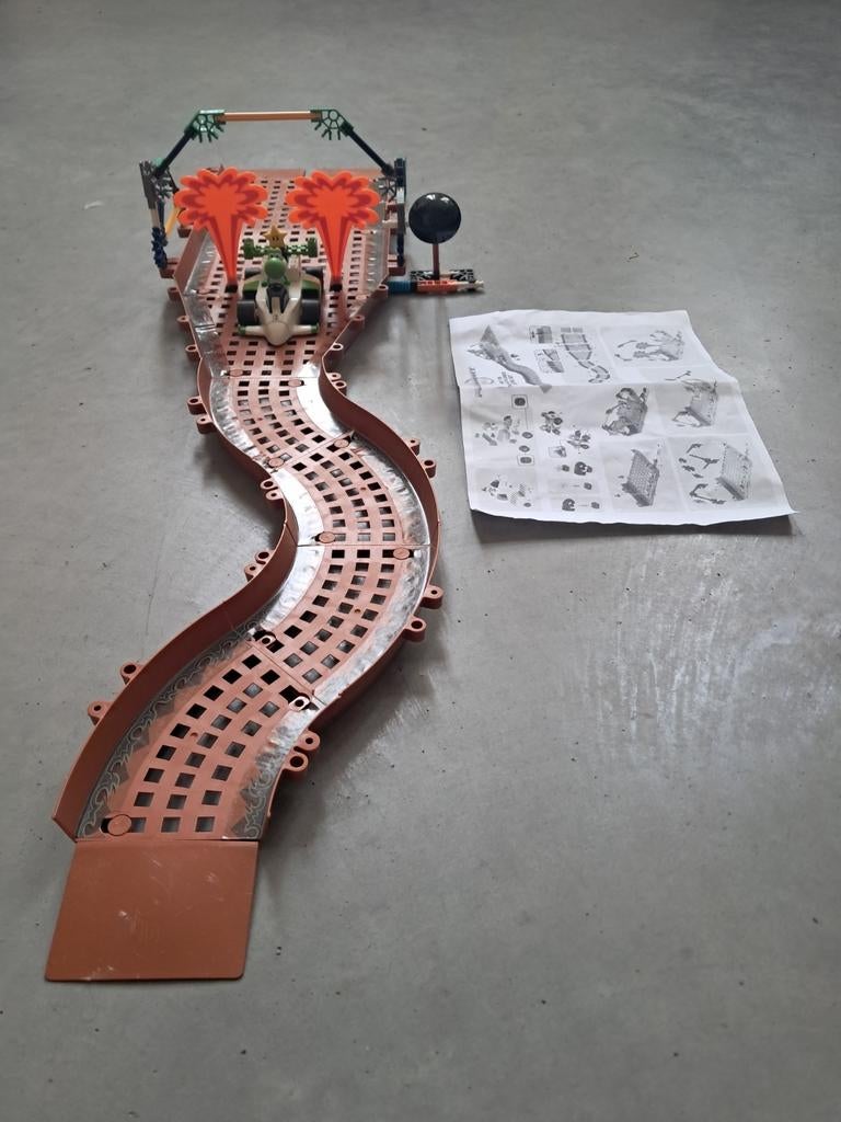 K'nex Mario Kart #38466 Yoshi vs Lava Plumes (compleet!), Ophalen of Verzenden, Zo goed als nieuw, K'nex