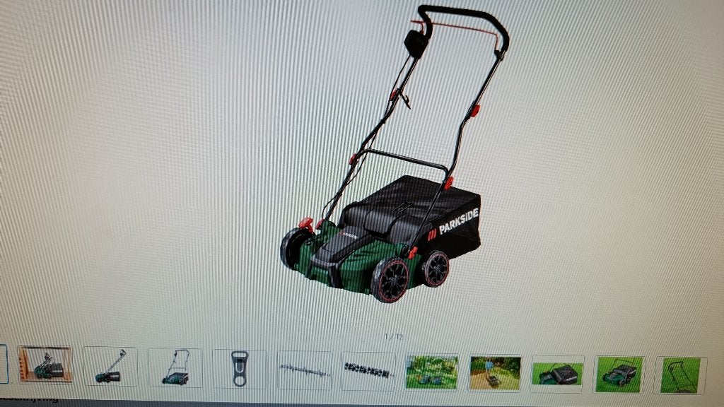 Vertikuteer en beluchtingsmachine 2-in-1 electrisch Parkside, Tuin en Terras, Hand-tuingereedschap, Ophalen, Nieuw, Parkside