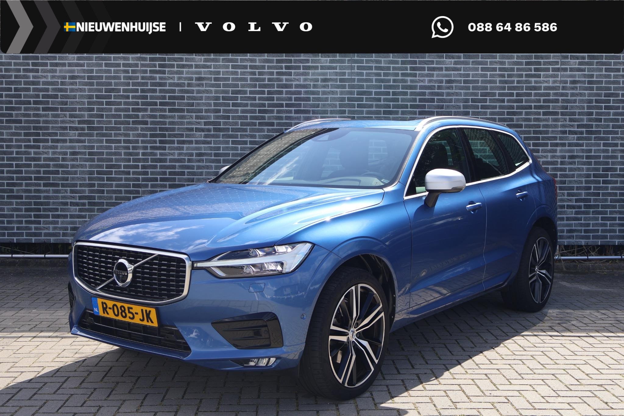 Volvo XC60 2.0 T5 AWD R-Design | Trekhaak | 360 Graden Camer, Euro 6, Blauw, XC60, Vierwielaandrijving