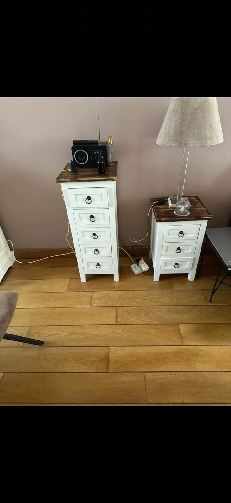 Complete set landelijke meubels: dressoir, tv-meubel, kasten, Ophalen, Zo goed als nieuw, 200 cm of meer, Met lade(s)